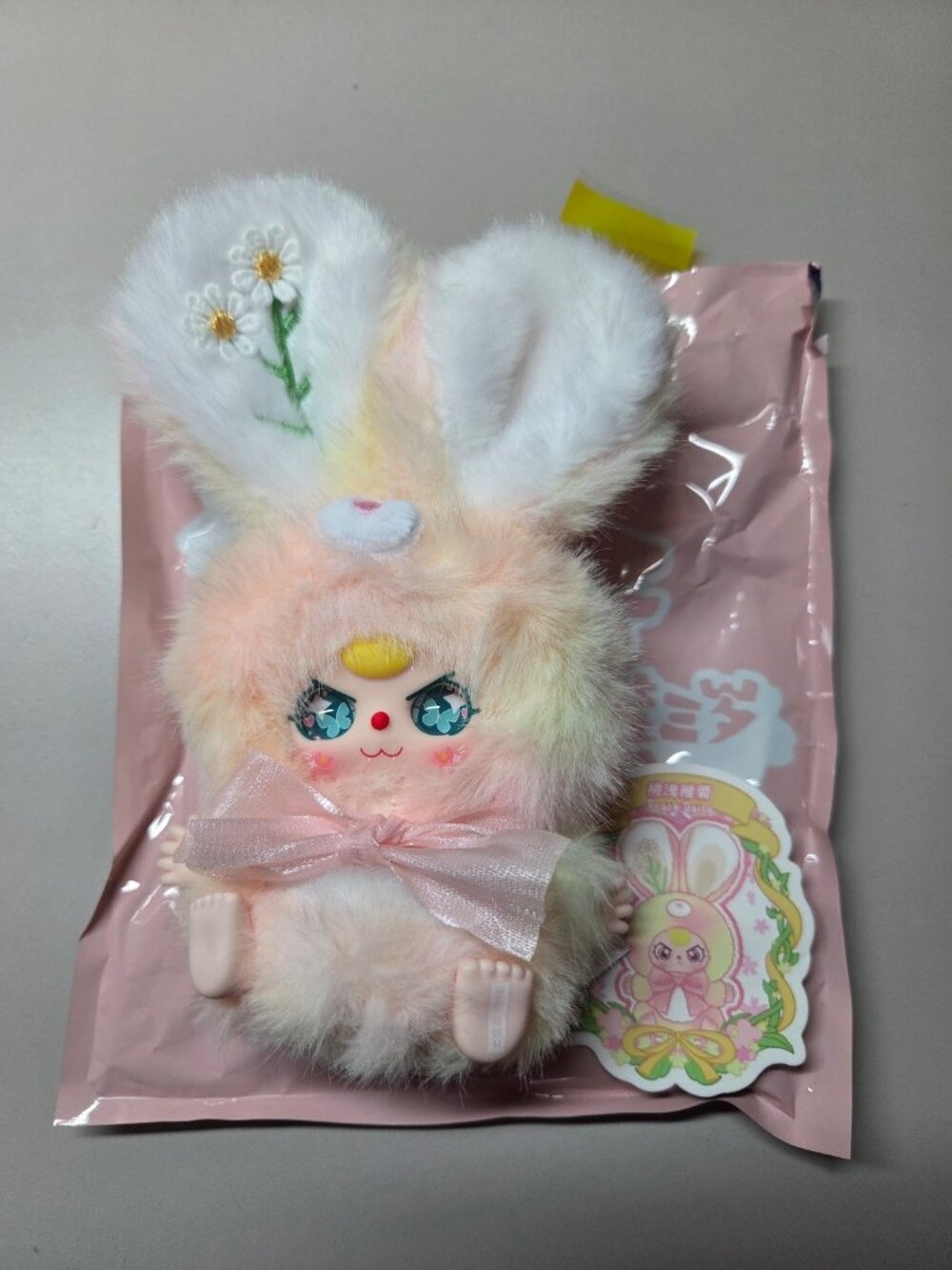 Baby Three Flower Fairy Peach Daisy special eyes plush